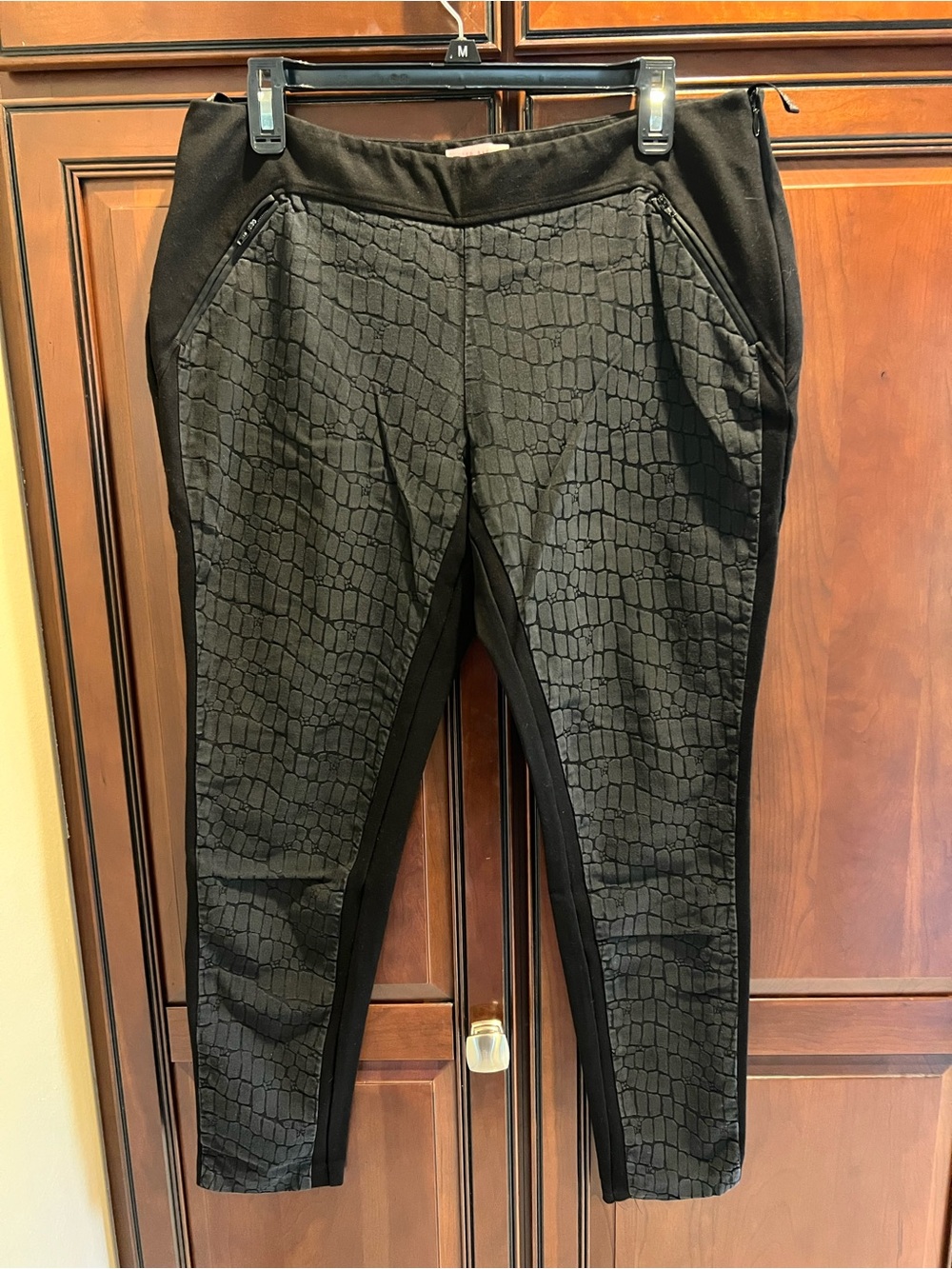 Ted Baker Animal Print Side-Zip Skinny Leggings Pants - 4